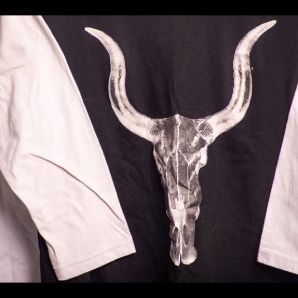 Animal skull baseball tee - Picture 3 of 3